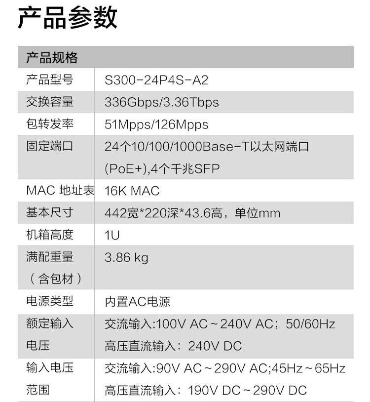 華為 S300-24P4S-A2 企業(yè)交換機(jī)